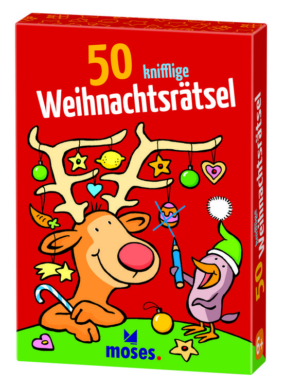 Produktbild: 50 knifflige Weihnachtsr&auml;tsel