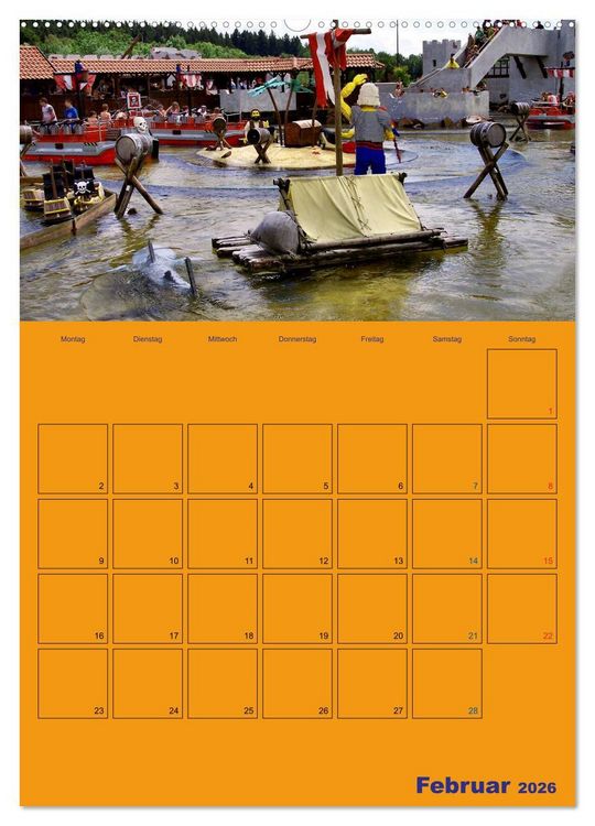 Produktbild: Freizeitparkmomente / Planer (Wandkalender 2026 DIN A2 hoch), CALVENDO Monatskalender