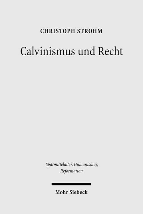Produktbild: Calvinismus und Recht