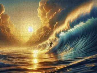 Produktbild: CALVENDO Puzzle Surfen ist eine Lebenseinstellung. | 1000 Teile Lege-Gr&ouml;&szlig;e 64x48cm Foto-Puzzle f&uuml;r gl&uuml;ckliche Stunden