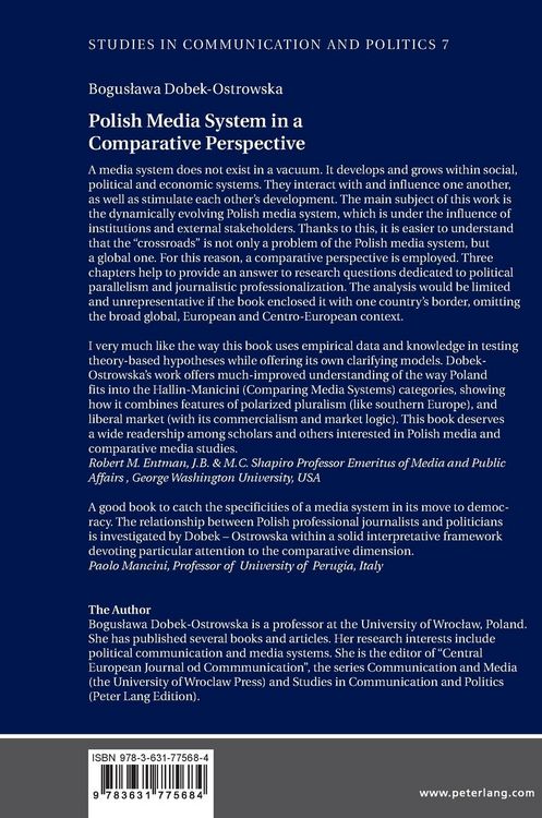 Produktbild: Polish Media System in a Comparative Perspective