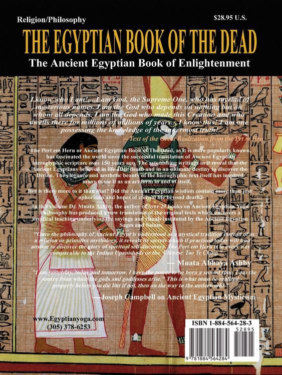 Produktbild: The Egyptian Book of the Dead Mysticism of the Pert Em Heru
