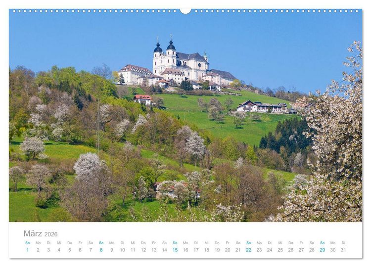Produktbild: &Ouml;sterreich Rundreise (hochwertiger Premium Wandkalender 2026 DIN A2 quer), Kunstdruck in Hochglanz