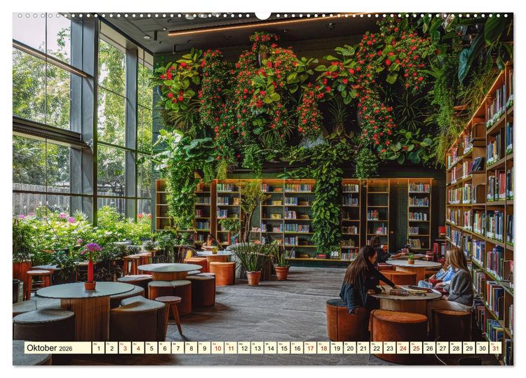 Produktbild: Biophilic Design - Verbundenheit mit der Natur (Wandkalender 2026 DIN A2 quer), CALVENDO Monatskalender