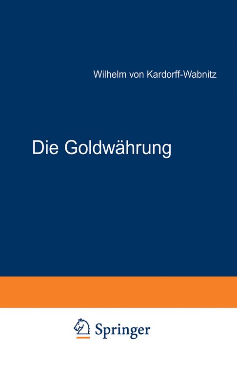 Produktbild: Die Goldw&auml;hrung