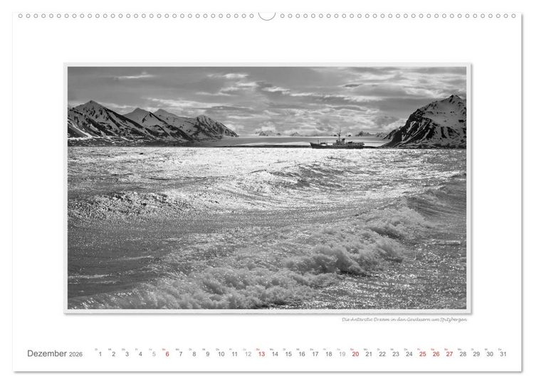 Produktbild: Spitzbergen Svalbard (Wandkalender 2026 DIN A2 quer), CALVENDO Monatskalender
