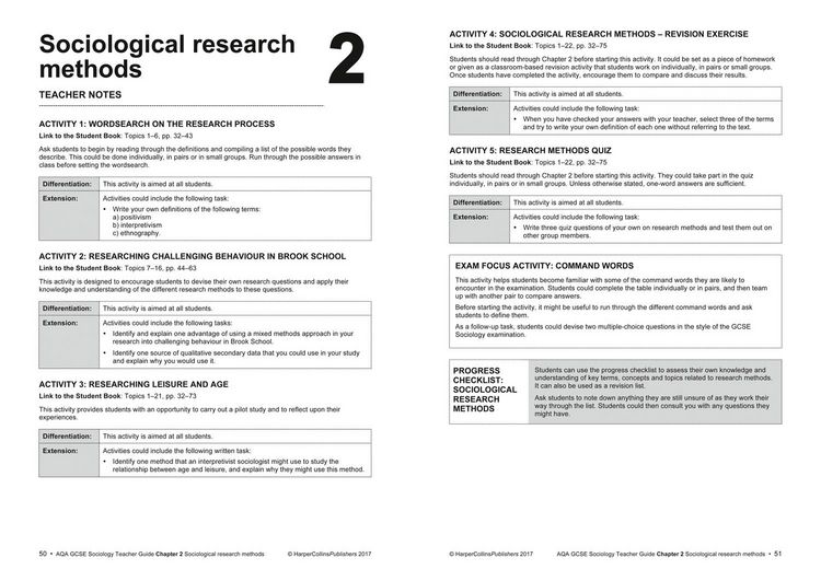 Produktbild: AQA GCSE 9-1 Sociology Teacher Guide