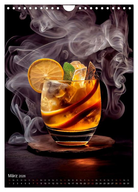 Produktbild: Cocktails - Bew&auml;hrter Genuss neu interpretiert (Wandkalender 2026 DIN A4 hoch), CALVENDO Monatskalender