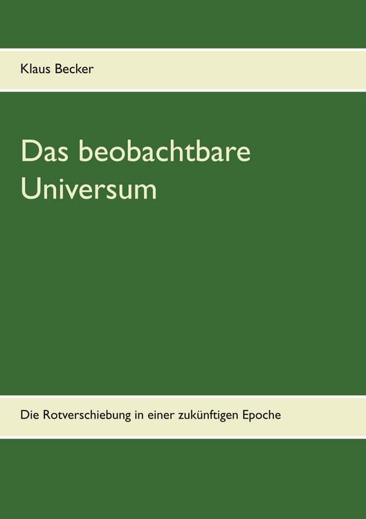 Produktbild: Das beobachtbare Universum