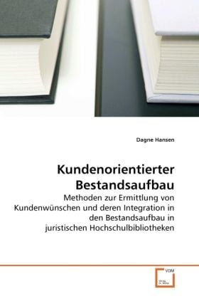 Produktbild: Hansen, D: Kundenorientierter Bestandsaufbau