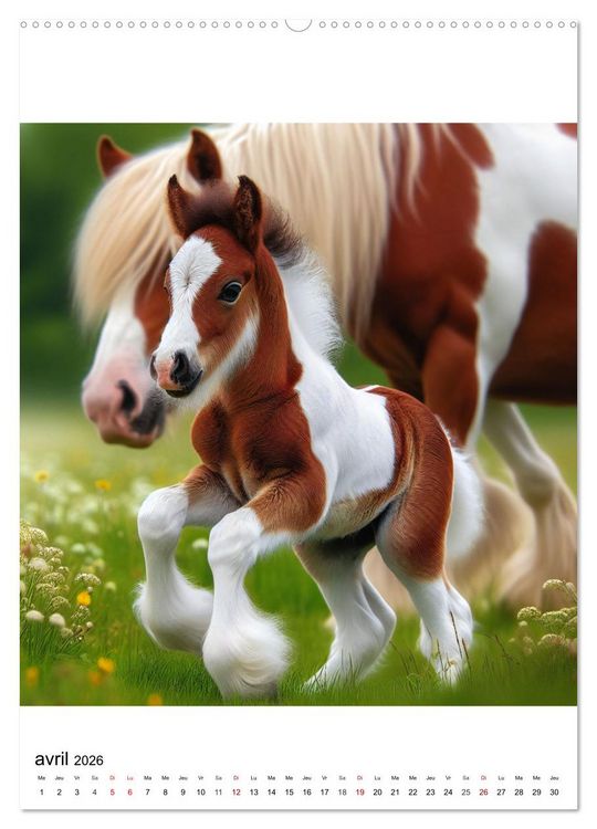 Produktbild: Cob irlandais (Calendrier mural 2026 DIN A2 horizontal), CALVENDO calendrier mensuel