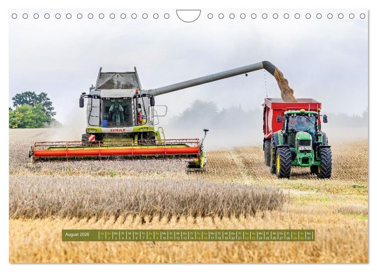 Produktbild: Giganten der Ernte (Wandkalender 2026 DIN A4 quer), CALVENDO Monatskalender
