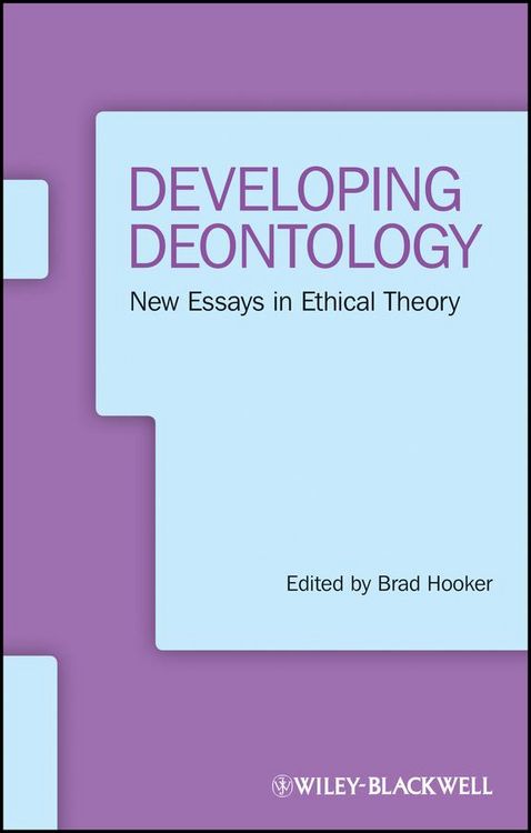 Produktbild: Developing Deontology