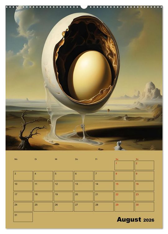 Produktbild: Surreale Fantasiewelten (hochwertiger Premium Wandkalender 2026 DIN A2 hoch), Kunstdruck in Hochglanz