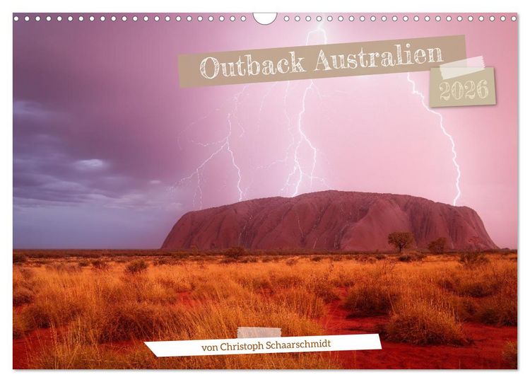 Produktbild: Outback Australien (Wandkalender 2026 DIN A3 quer), CALVENDO Monatskalender