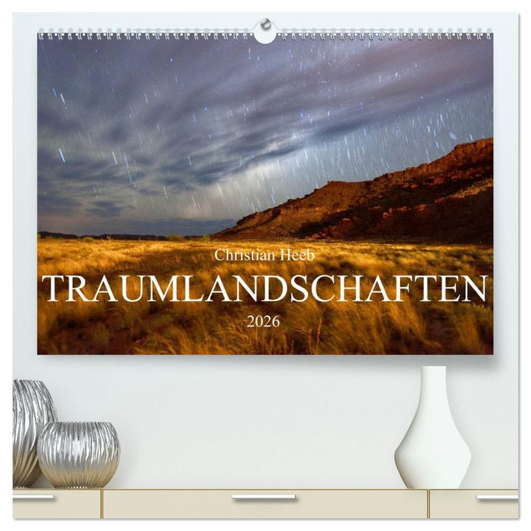 Produktbild: TRAUMLANDSCHAFTEN Christian Heeb (hochwertiger Premium Wandkalender 2026 DIN A2 quer), Kunstdruck in Hochglanz
