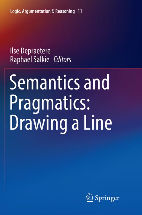 Produktbild: Semantics and Pragmatics: Drawing a Line