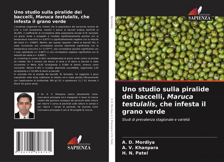 Produktbild: Uno studio sulla piralide dei baccelli, Maruca testulalis, che infesta il grano verde