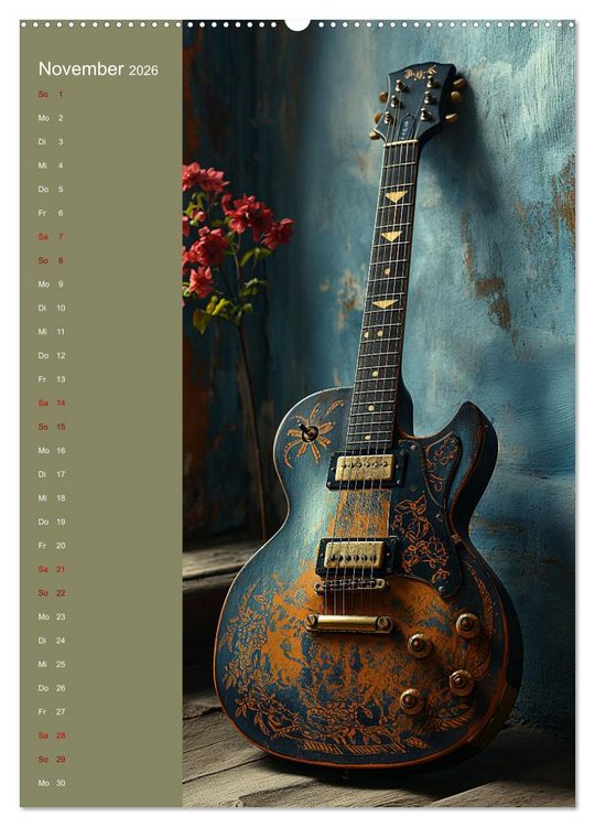 Produktbild: Strings & Dreams: Ein Jahr musikalischer Inspiration (hochwertiger Premium Wandkalender 2026 DIN A2 hoch), Kunstdruck in Hochglanz