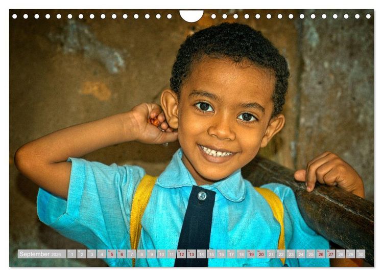 Produktbild: Kinderaugen aus Afrika (Wandkalender 2026 DIN A4 quer), CALVENDO Monatskalender
