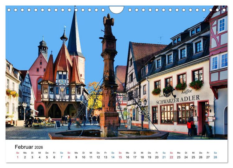 Produktbild: Odenwald - Impressionen (Wandkalender 2026 DIN A4 quer), CALVENDO Monatskalender