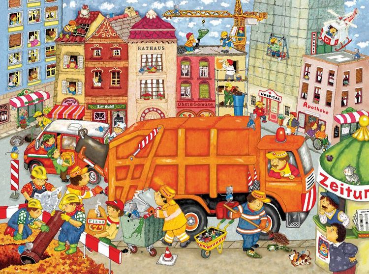 Produktbild: Das M&uuml;llauto kommt (Puzzle)