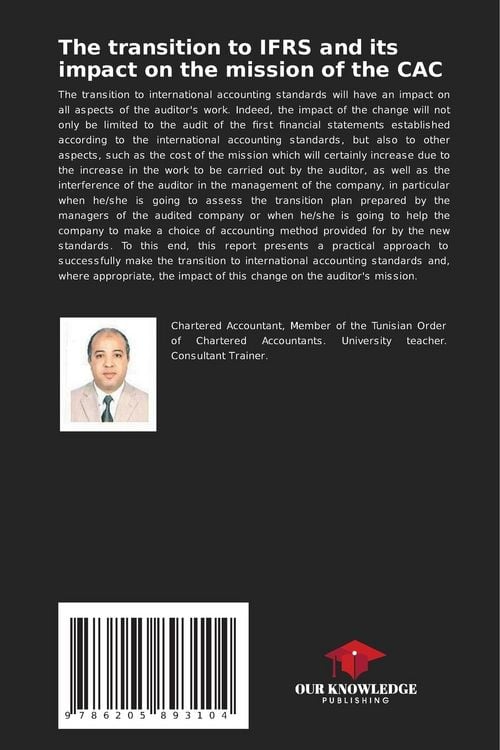 Produktbild: The transition to IFRS and its impact on the mission of the CAC