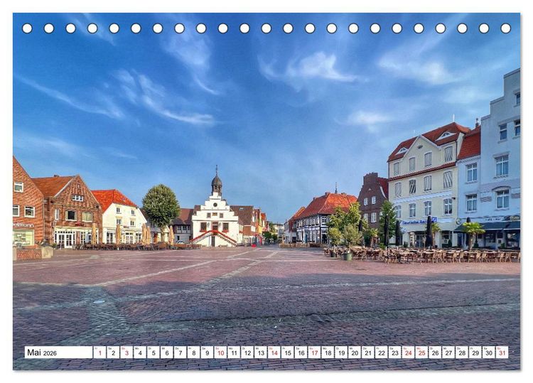 Produktbild: Lingen Ems (Tischkalender 2026 DIN A5 quer), CALVENDO Monatskalender