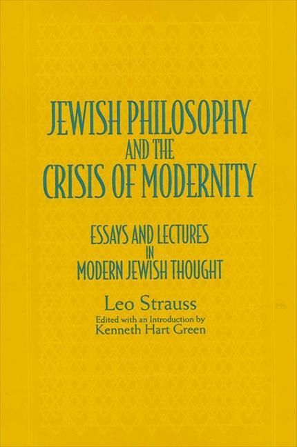 Produktbild: Jewish Philosophy and the Crisis of Modernity