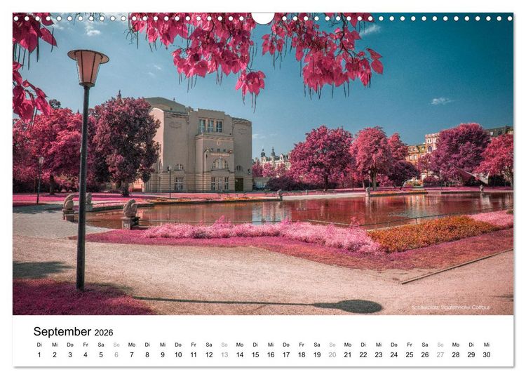 Produktbild: Die Lausitz durch den Infrarotfilter (Wandkalender 2026 DIN A3 quer), CALVENDO Monatskalender