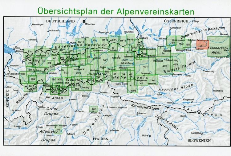 Produktbild: DAV Alpenvereinskarte 16 Ennstaler Alpen - Ges&auml;use