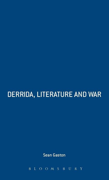 Produktbild: Derrida, Literature and War