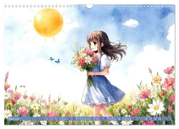 Produktbild: Manga-Momente (Wandkalender 2026 DIN A3 quer), CALVENDO Monatskalender