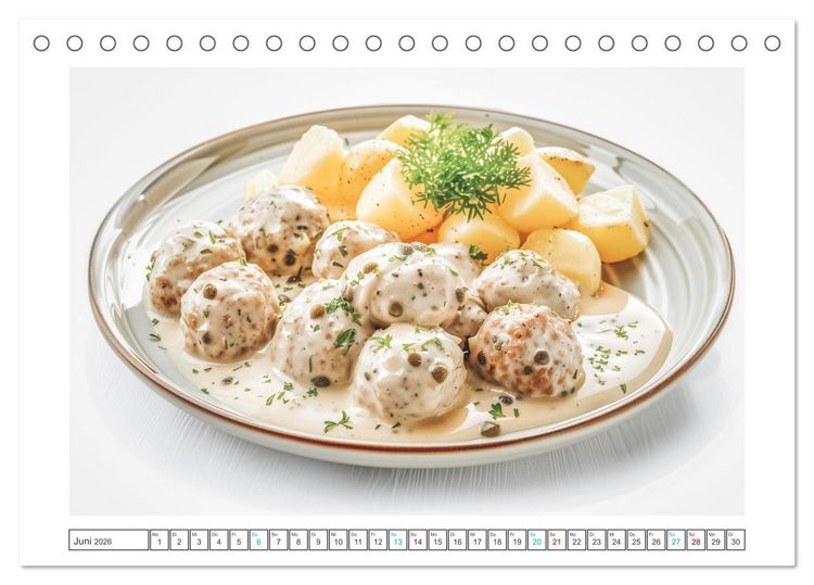 Produktbild: Hackfleisch-K&uuml;che (Tischkalender 2026 DIN A5 quer), CALVENDO Monatskalender
