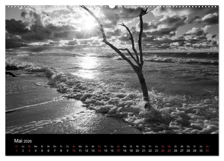 Produktbild: Strandspaziergang an der Ostsee (Wandkalender 2026 DIN A2 quer), CALVENDO Monatskalender