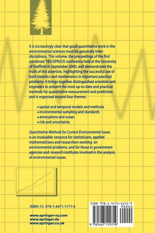 Produktbild: Quantitative Methods for Current Environmental Issues