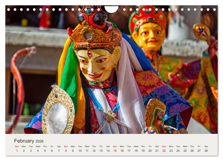 Produktbild: Buddhist Impressions of Ladakh (Wall Calendar 2026 DIN A4 landscape), CALVENDO 12 Month Wall Calendar