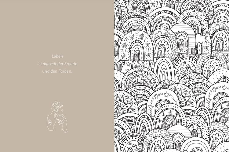 Produktbild: Rainbow of Happiness | Ausmalen und loslassen