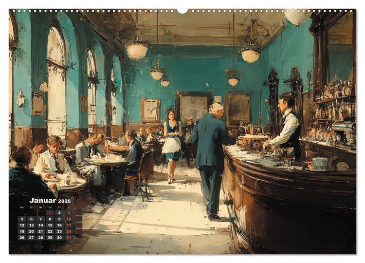 Produktbild: Von Menschen und Momenten (hochwertiger Premium Wandkalender 2026 DIN A2 quer), Kunstdruck in Hochglanz