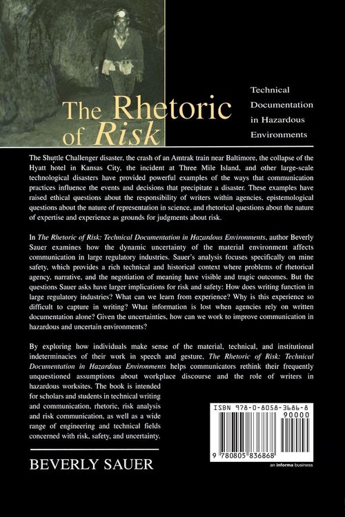 Produktbild: The Rhetoric of Risk