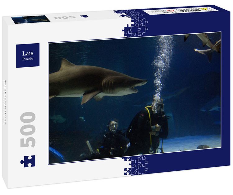 Produktbild: Lais Puzzle Taucher mit Haien 500 Teile