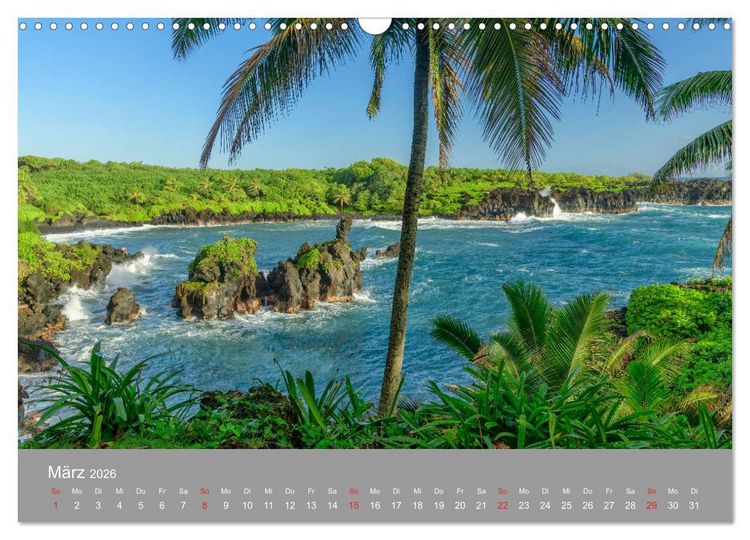 Produktbild: SPIRIT OF HAWAII (Wandkalender 2026 DIN A3 quer), CALVENDO Monatskalender
