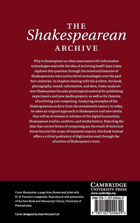 Produktbild: The Shakespearean Archive