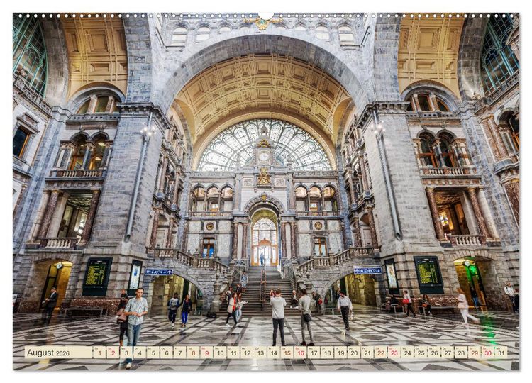 Produktbild: Architekturstile Europas - von der Antike bis zum 20. Jahrhundert (hochwertiger Premium Wandkalender 2026 DIN A2 quer), Kunstdruck in Hochglanz