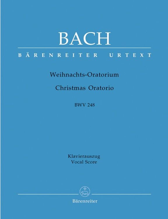 Produktbild: Weihnachtsoratorium, BWV 248, Klavierauszug
