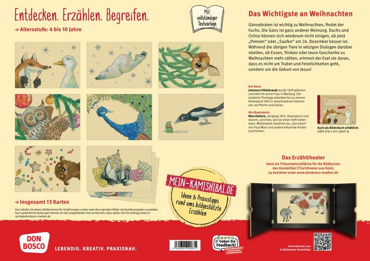 Produktbild: Das Wichtigste an Weihnachten. Kamishibai Bildkartenset