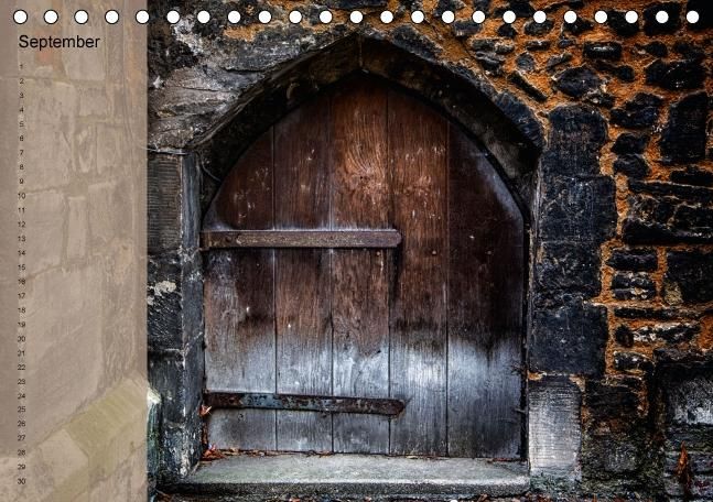Produktbild: Historische T&uuml;ren aus England / Geburtstagskalender (Tischkalender immerw&auml;hrend DIN A5 quer)