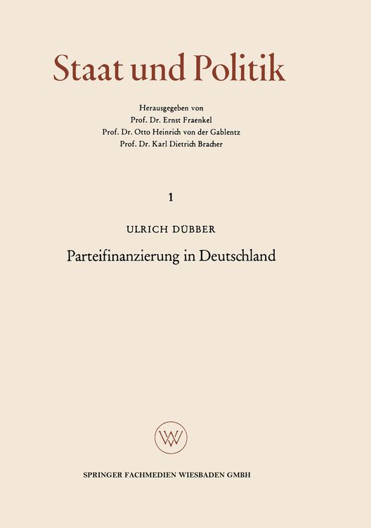 Produktbild: Parteifinanzierung in Deutschland