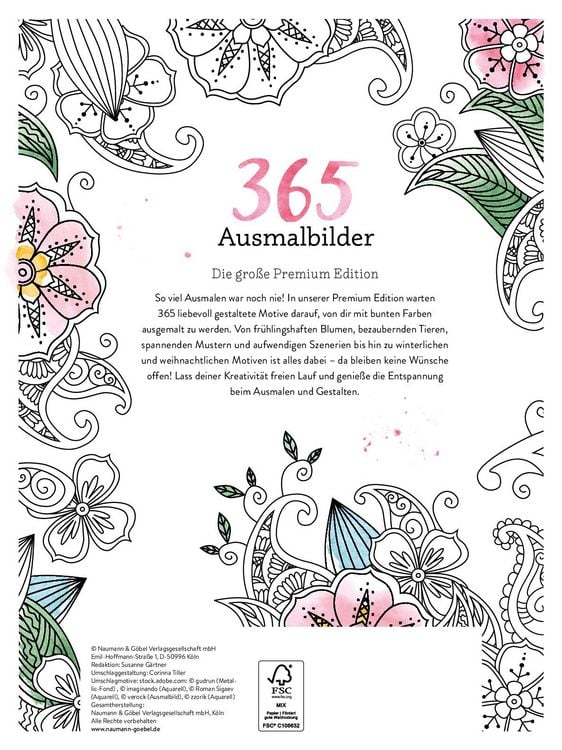 Produktbild: 365 Ausmalbilder
