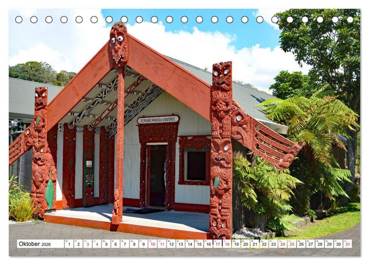 Produktbild: Neuseeland Nordinsel - faszinierende Orte am anderen Ende der Welt (Tischkalender 2026 DIN A5 quer), CALVENDO Monatskalender
